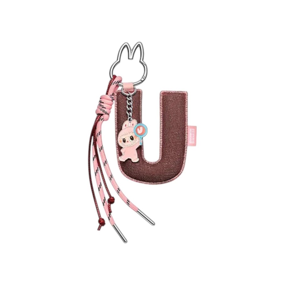 POP MART Labubu "U" CONFIRMED LETTER KEYCHAIN PENDANT The Monsters Pin For Love!